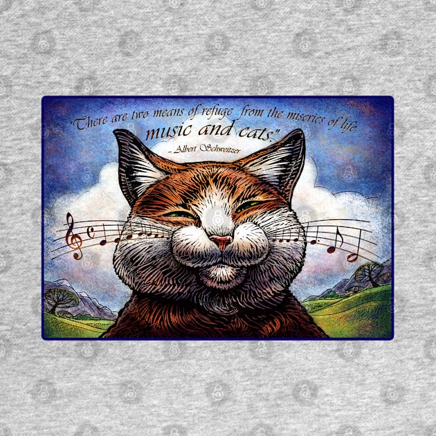 Music Cat by ChetArt